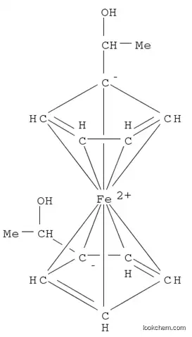Molecular Structure of 12289-46-2 (Ferrocene, 1,1'-bis(1-hydroxyethyl)-)